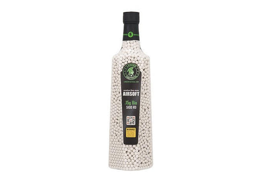 Lancer Tactical 0.15g White Biodegradable Airsoft BBs – 5100 Round Bottle