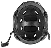 Lancer Tactical BJ Type 'Basic Version' Helmet in black, size Medium, with included accessories and packaging, ready for airsoft use, available at Gray Dragon Airsoft