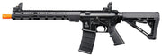 Lancer Tactical Block 3 13-inch full metal gas blowback airsoft rifle with MLOK rail, black