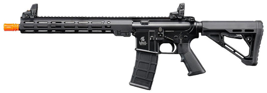 Lancer Tactical Block 3 13-inch full metal gas blowback airsoft rifle with MLOK rail, black