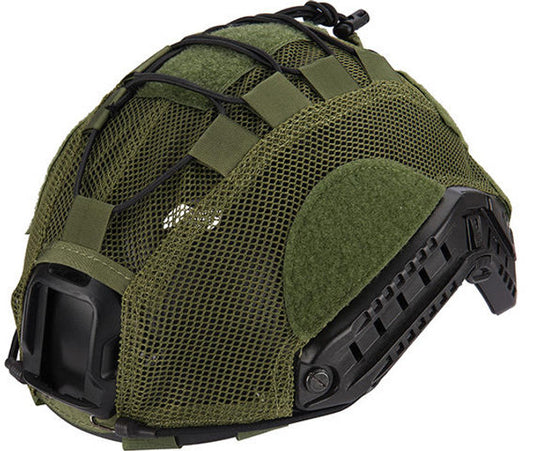 Lancer Tactical BUMP Helmet Cover, Large – OD Green, Protective Tactical Helmet Cover