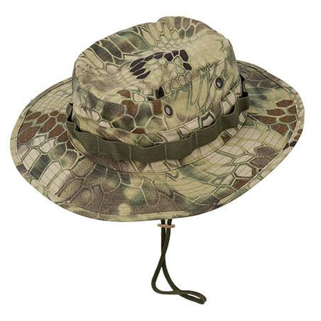 Mad Camo tactical boonie hat by Lancer Tactical — ventilated crown, wide brim, adjustable strap