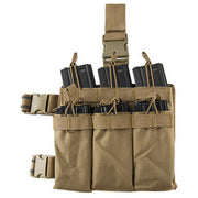 Lancer Tactical Drop Leg Six M4/M16 Magazine Panel, Tan