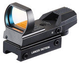 Lancer Tactical Dual Red/Green 4-Reticle Reflex Sight 