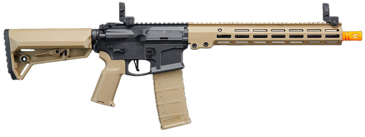 lancer tactical gen 2 stalker m4 aeg airsoft rifle black, tan right view