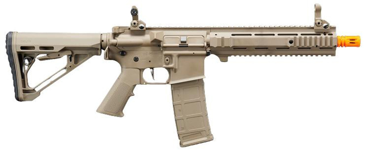 Lancer Tactical SAS-style M4 AEG in desert tan finish