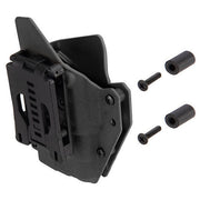 Lancer Tactical Light Bearing Hard Shell Holster for Glock 17, Black - Durable Concealed Carry