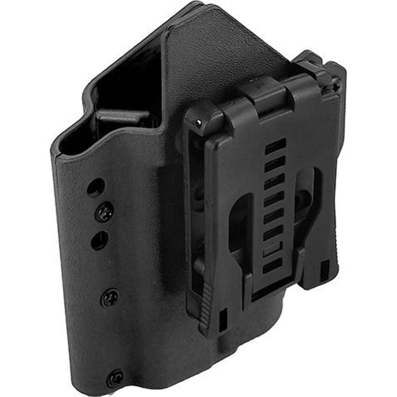 Lancer Tactical Light Bearing Hard Shell Holster for Glock 17, Black - Durable Concealed Carry