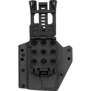Lancer Tactical Light Bearing Hard Shell Holster for Glock 17, Black - Durable Concealed Carry