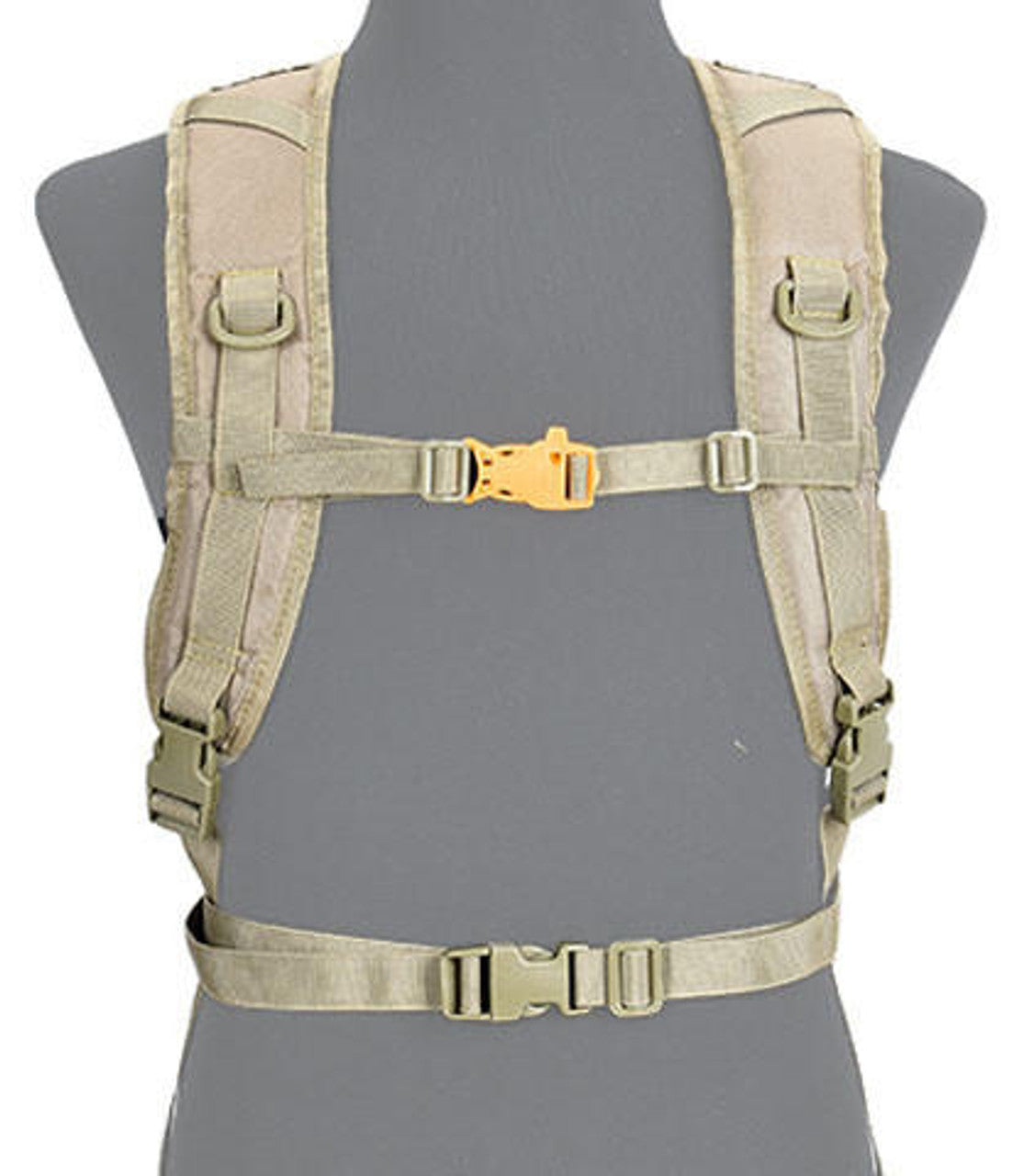 Lancer Tactical Lightweight Hydration Backpack, Coyote Brown | MOLLE Compatible Hydration Pack | Available at Gray Dragon Airsoft
