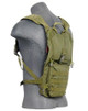 Lancer Tactical Lightweight Hydration Pack in OD Green with adjustable shoulder straps