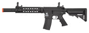 Lancer Tactical M4 SD Gen 2 AEG Airsoft Rifle in black with mock suppressor