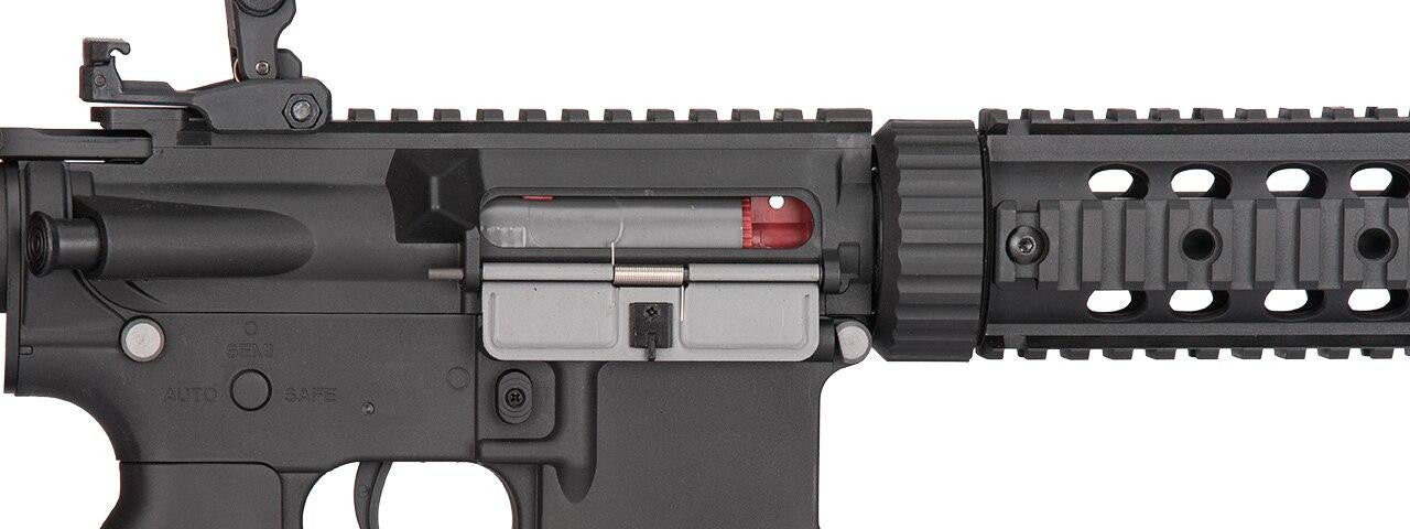 Lancer Tactical M4 SD Gen 2 AEG Airsoft Rifle – Black | Quad Rail, V2 Gearbox, LiPO Ready