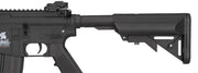 Lancer Tactical M4 SD Gen 2 AEG Airsoft Rifle in black  extended stock view
