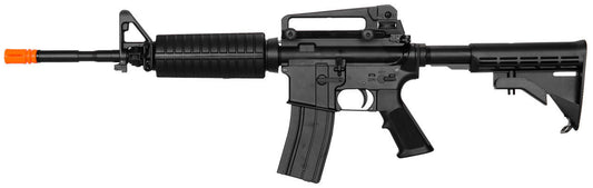 Lancer Tactical M4A1 GBB rifle with adjustable stock fully extended