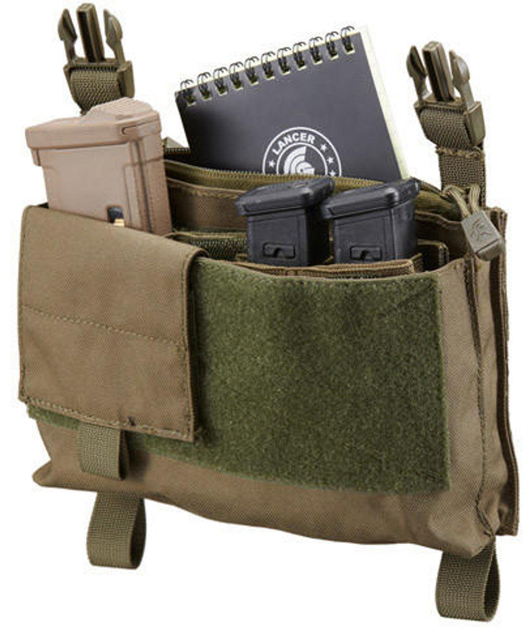 Lancer Tactical MK4 Fight Chassis Buckle Up Pouch Panel, OD Green