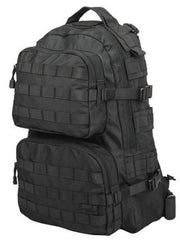 Lancer Tactical Multi-Purpose Operator Backpack in Black, a durable tactical backpack with multiple compartments and MOLLE webbing, perfect for military, outdoor, and tactical use