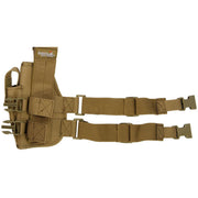 Lancer Tactical Nylon 323TN 92F Drop Leg Holster, Tan