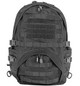 Lancer Tactical Nylon Patrol Backpack in Black, with MOLLE webbing, adjustable straps, and multiple compartments for airsoft, tactical missions, or outdoor use