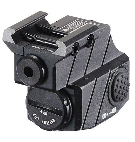 Lancer Tactical Picatinny Double Button Green Laser upside down view