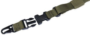Lancer Tactical QD Single Point Sling, OD detached clip
