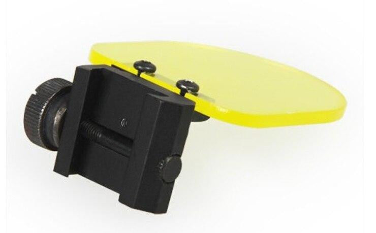 Lancer Tactical optic protector flipped down in front of red dot sight