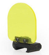 Lancer Tactical rail mounted optic protector shield on 20mm Picatinny rail