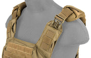 Lancer Tactical SAPC w/ Dual Inner Mag Pouch and Shoulder Pads showing the shoulder strap
