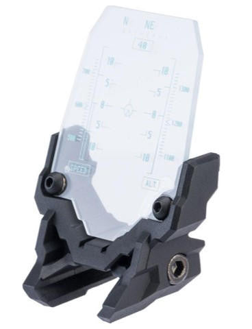 Laylax Aegis Fighter HUD medium scope protector lens mounted on Picatinny rail