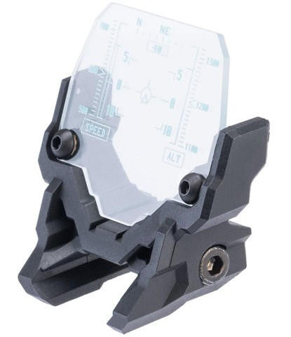 Laylax Aegis Fighter HUD small scope protector lens mounted on Picatinny rail