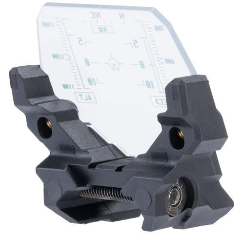 Laylax Aegis Fighter HUD small scope protector lens mounted on Picatinny rail right side view