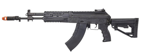 LCT Airsoft LCK 15 Tactical AK-15 Assault AEG Airsoft Rifle Black Full Left side View