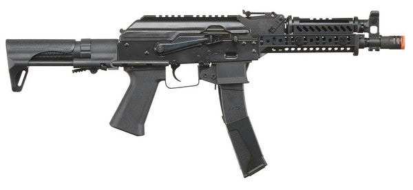 LCT ZK PDW 9mm AEG Airsoft SMG – Black, Full Metal Compact CQB Rifle