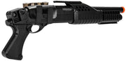 AMA Spring RIS Pistol Grip Airsoft Shotgun, Black right-side view of Shell holder strap
