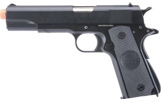 Matrix x Golden Eagle 1911 GBB Marui System Airsoft Pistol w/ IMF Grip, Black