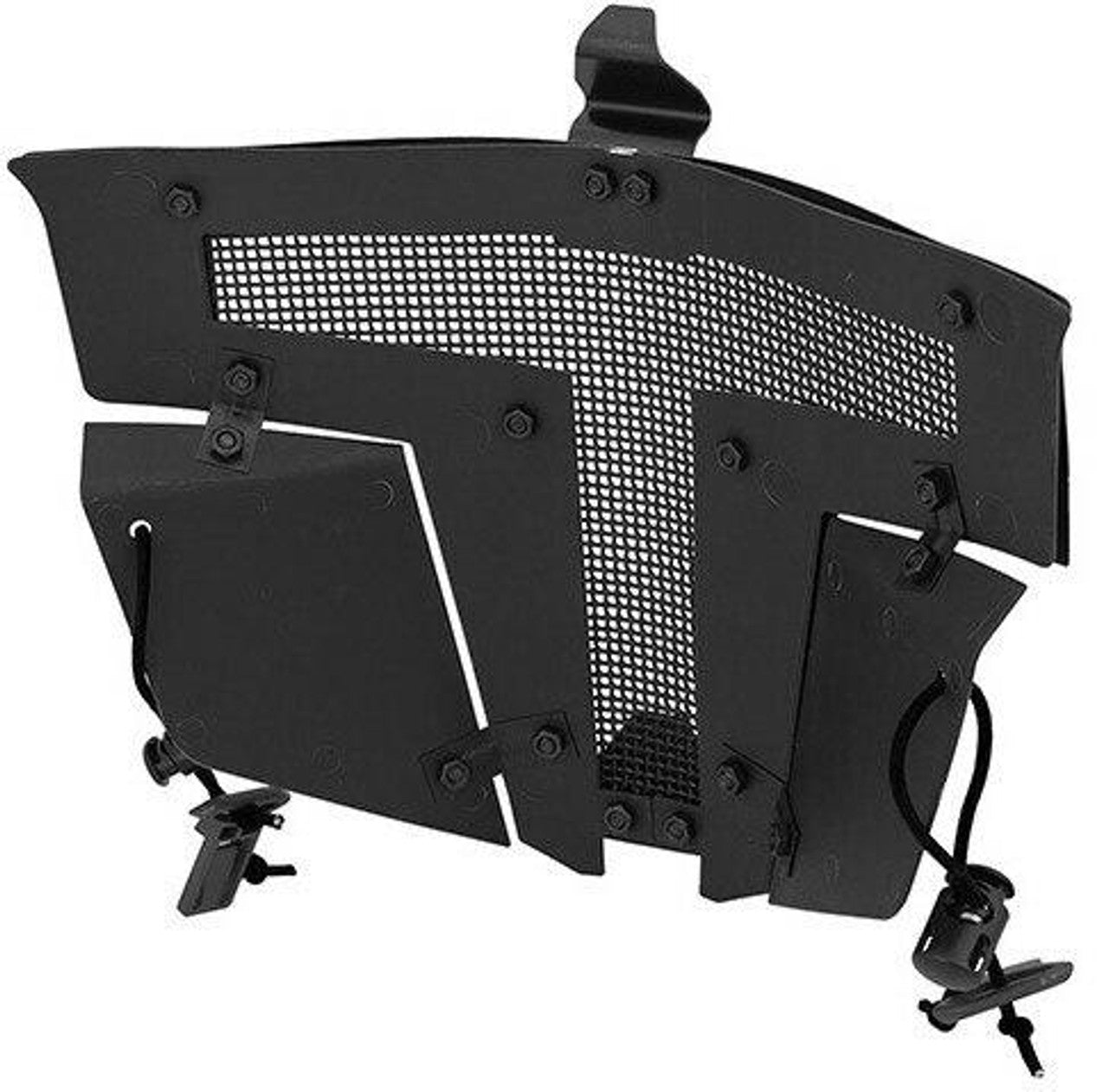 Mesh Mask Face Shield for Airsoft Helmet Systems, Black