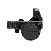 NC Star FlipDot Pro Red Dot Reflex Sight right side view of rotation dial and battery compartment cover