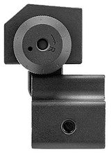 NcStar MARFLR AR15 flip-up rear iron sight folded up left side view