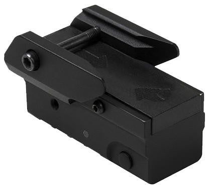 NcStar compact pistol blue laser black aluminum housing close-up