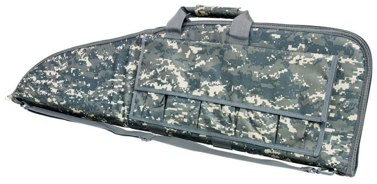 NcStar VISM 36" Gun Case Digital Camo ACU - Front Left Side View