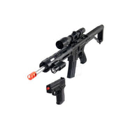 Left Angle view of P1136 Airsoft Rilfe and P618 Airsoft Pistol