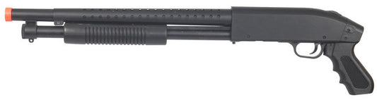 UKARMS P1788 Spring Airsoft Shotgun side view with pistol grip in black