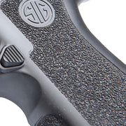 Textured grip detail of the Sig Sauer ProForce P320 XCarry GBB Airsoft Pistol