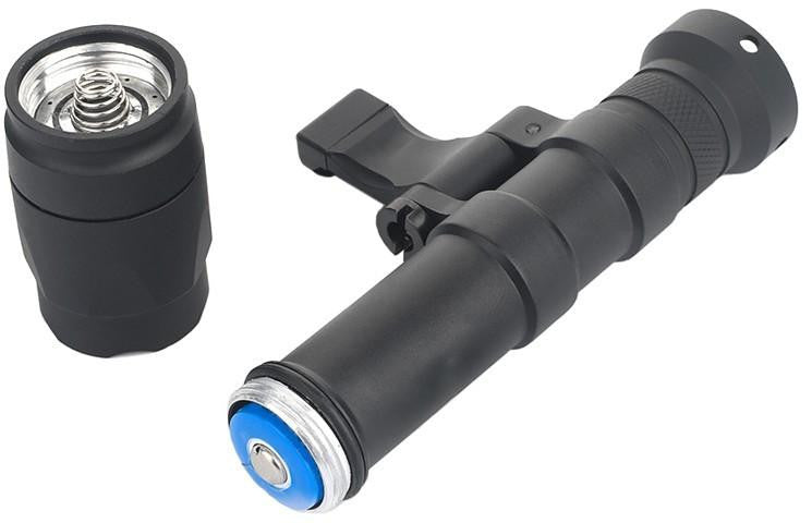 Ranger Armory M-LOK 500 lumen tactical flashlight black with pressure switch airsoft mount and cover