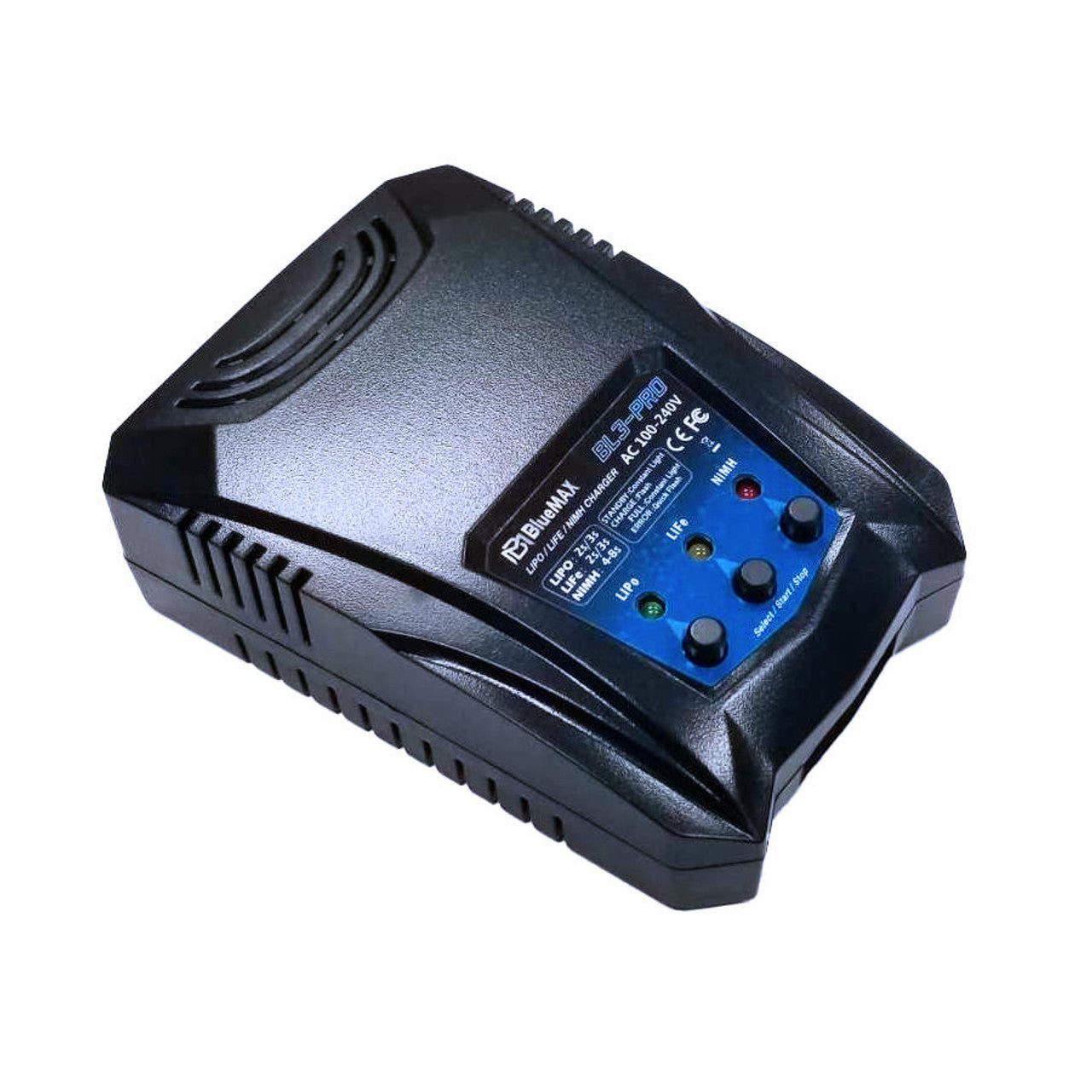 Raptors Airsoft RTQ BL3-Pro Compact LiPo and NiMH smart airsoft battery charger with LED indicator and safety cutoff