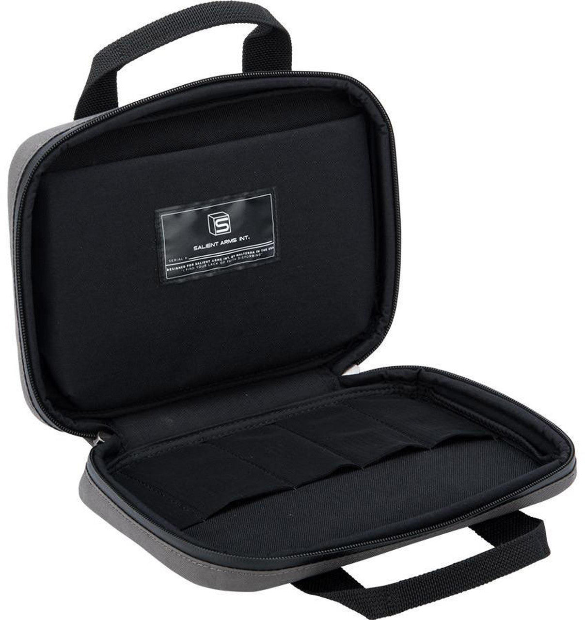 SAI x Malterrra Tactical Airsoft Pistol Carrying Bag MKII Grey - Padded Interior