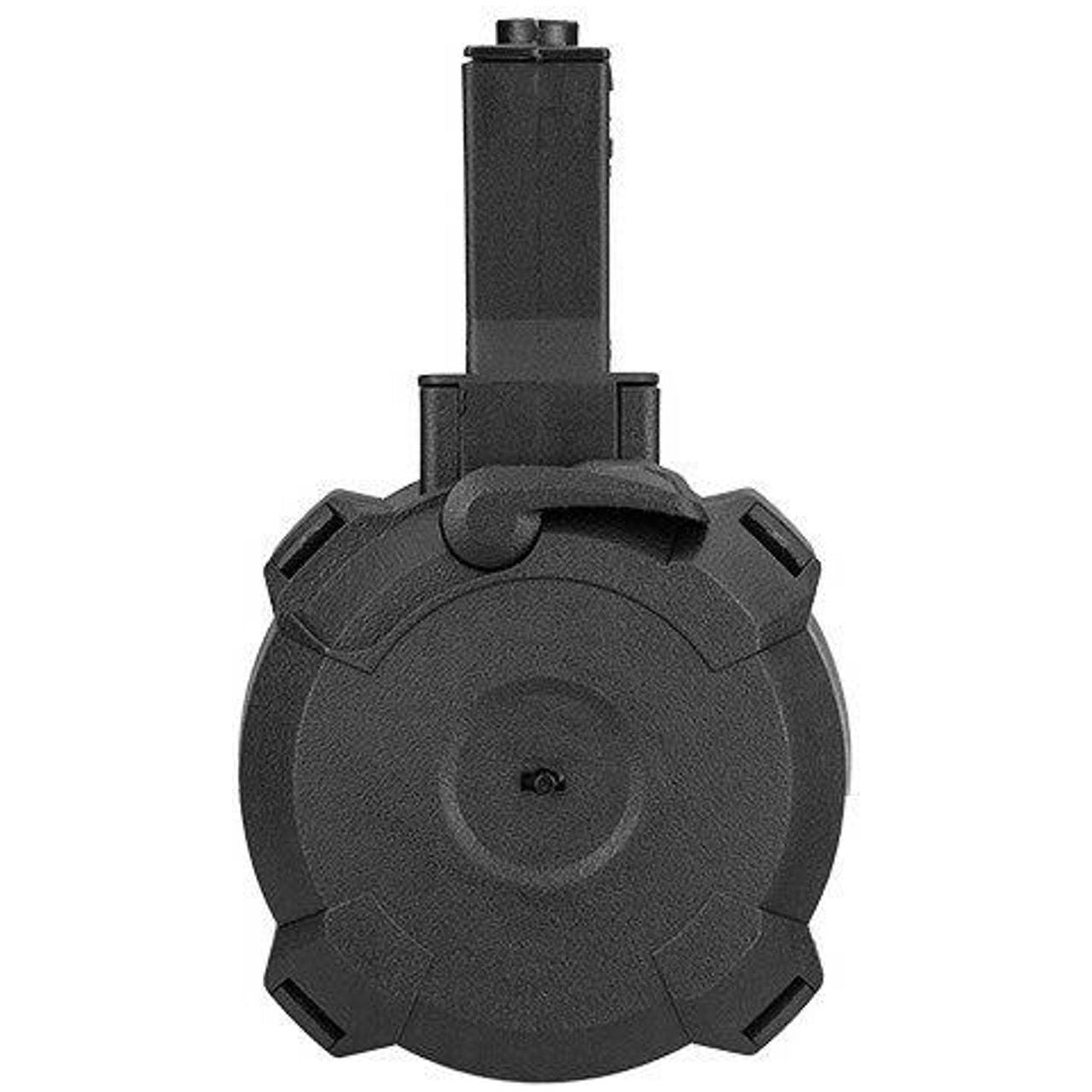 Sentinel Gears 1200rd M4 Style Auto Winding Drum Magazine Back Side View