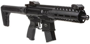 Side view of Sig Sauer MPX Gen 2 CO₂-powered tactical pellet rifle