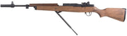 M1A replica pellet rifle with underlever cocking mechanism and authentic design
