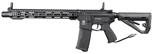 Arcturus Trinity Armament Alpha Rifle 15.3 inch HPA Airsoft Rifle with GATE Titan II and Pulsar D in black finish